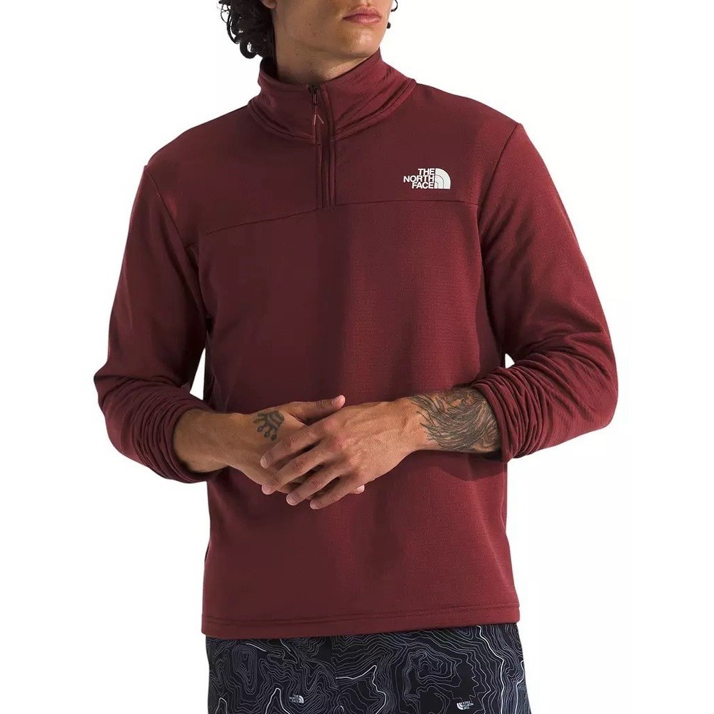 The North Face Men's Cedar Trail 1/4 Zip Alpine Plum NWT Size XL